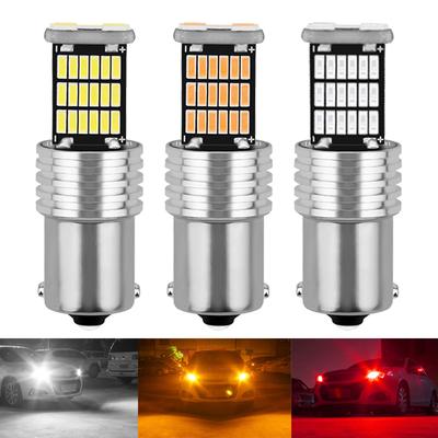 2 шт. P21/5W 1156 BA15S 1157 BAY15D 1157 Светодиодная лампа Canbus 12V 4014 SMD 7000K Белый Автомобильные задние фары Задний ход Стоп-сигнал Тормоз Сигнал поворота