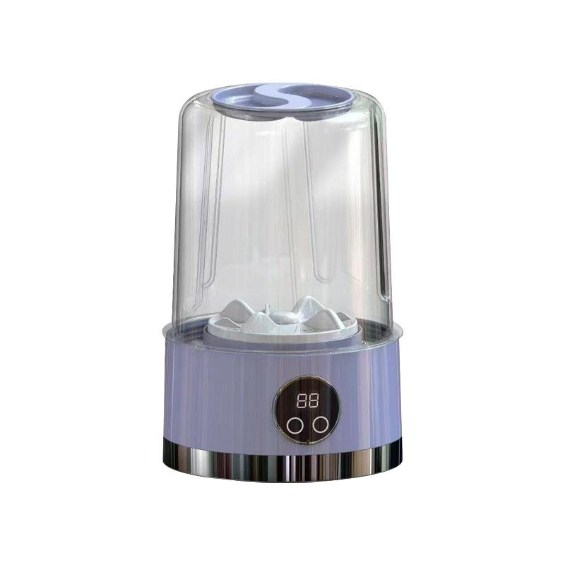 Cordless 1L Mini Washer USB Rechargeable 3000mAh 2-Speed Portable Washing Machine For Travel Socks Underwear Clothes Washing Cups