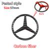 CRX1 52mm 57mm Pins Sticker Car Steering Wheel Emblem Badge For Mercedes Benz C E S Class CLA CLS W212 W205 W204 Styling Accessories