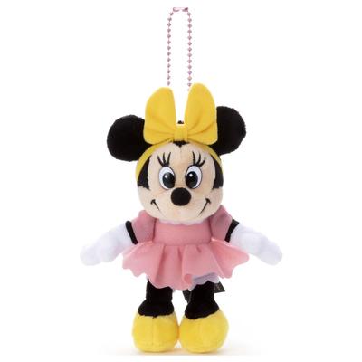 Takara Tomy Arts Персонаж Диснея Disney100 Классический Микки Брелок на шариковой цепочке Плюшевая игрушка Минни Маус, Высота примерно 15 см