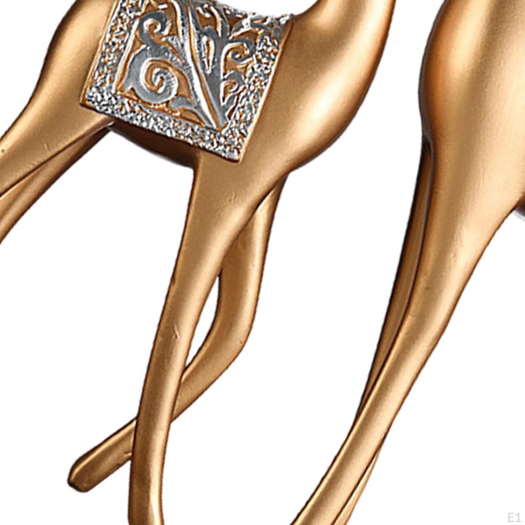 2 шт. Скульптуры оленей, декоративные фигурки, современные креативные статуи животных, настольные украшения для