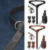 Medieval Accessory Embossed Belt with Coin Purse Halloween Dressingup Costume Waist Belt Pouch Carnivals Party Accessory