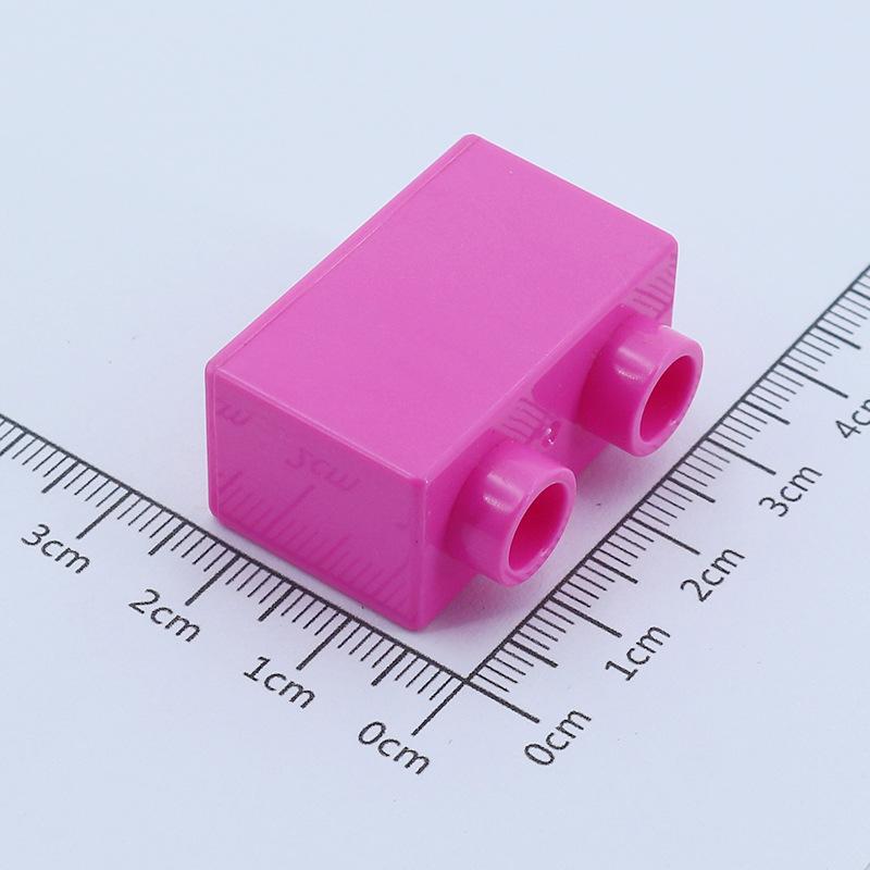 4 шт. DIY Большой Строительный Блок Кирпичик 1X2 Кирпичики Большого Размера Собранные Аксессуары Оптовая Часть Образовательная Детская Игрушка