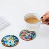 Набор подставок с росписью Diamond Art и подставкой DIY Diamond Art Coaster