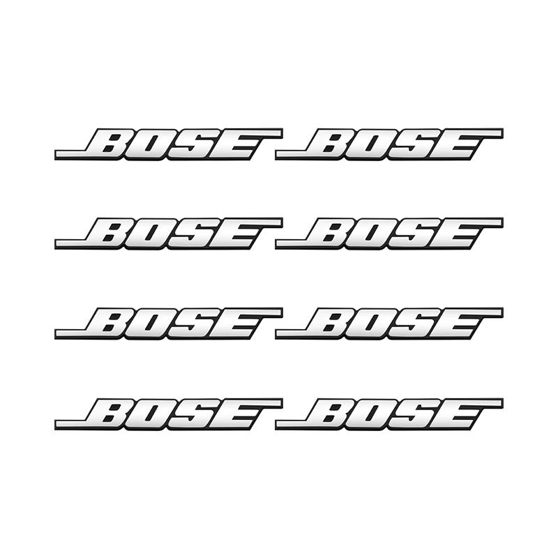Bose Значок с логотипом-буквой алюминиевый 3D наклейки для автомобильной аудиосистемы Для bmw Dacia Alfa Romeo Lada Skoda Hyundai Infiniti Volvo Jaguar