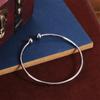Best Quality Wholesale Silver Plated Adjustable Bangles Fashion Jewelry Bracelet Mens/Womens