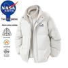 Мужская ветрозащитная куртка NASA MARVEL из искусственной двухслойной ткани с воротником-стойкой и утеплителем