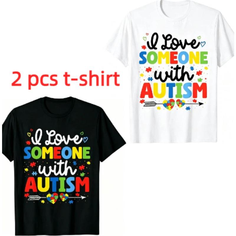 Colored Letters Print Kids T-Shirts Summer Fashion Street Outdoor Casual T-shirt Tops for Boy and Girl's Tees Top