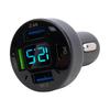 Car Charger New Voltage Monitoring 4USB Aluminum Alloy+PC