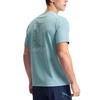 FILA Cycling Casual Solid Color Letter Short Sleeve T-Shirt Men Tops Stone-Blue A11M528108F-LB