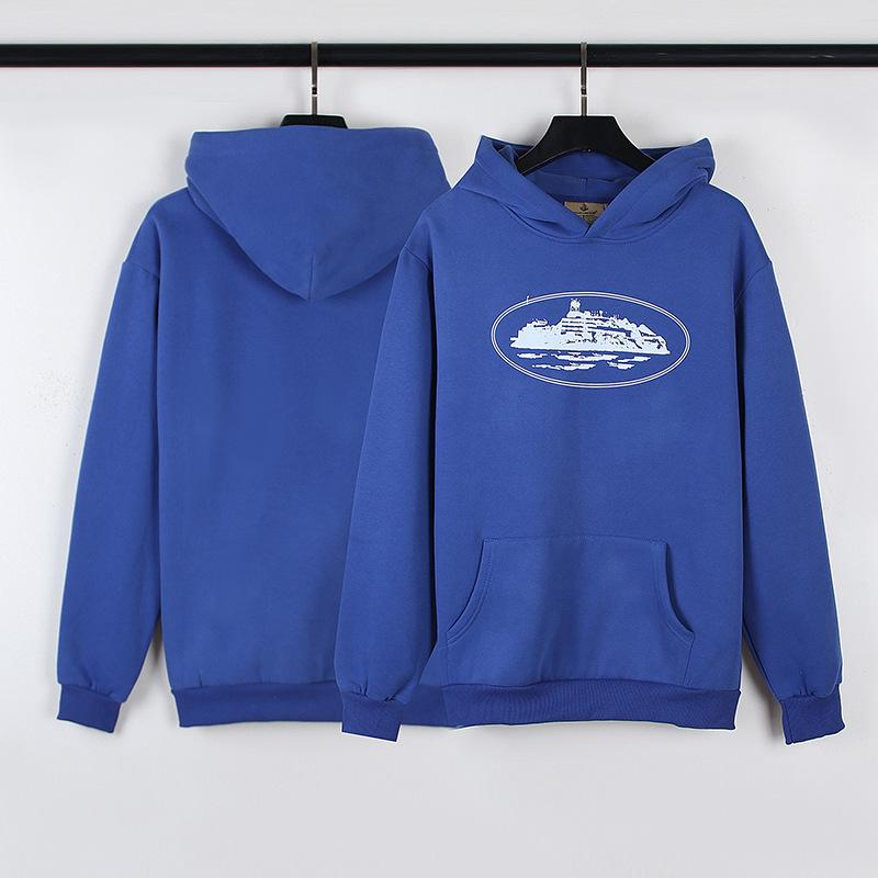 Комплект Худи и Штанов Corteiz Alcatraz Унисекс Свободного Кроя Streetwear