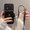 Кошелек-сумка через плечо 52 53 23 13 Держатель для карт Чехол для Samsung Galaxy A52 A53 A13 A23 A33 A72 A73 A32 4g 5g Ремешок Силиконовый чехол