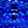 Rotating 5in Disco Ball Party Lights with Remote, 6-12RPM Adjustable Disco Ball,18 LEDs DJ Light,Hanging and Table 2 Use