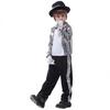 Boys Kids Michael Jackson Costumes Performance Halloween Fancy Dress M
