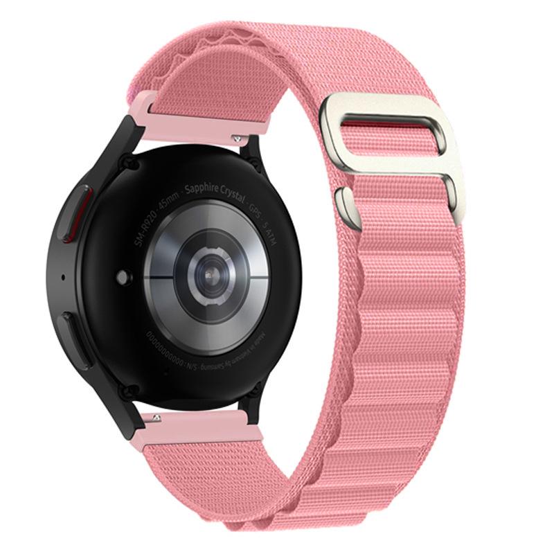 Совместим с Huawei GT6/5/4 Pro и Samsung Watch7/6, Универсальный альпийский нейлоновый ремешок-петля 22 мм.