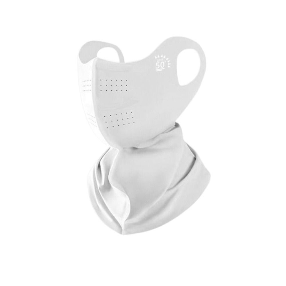 Anti UV Ice Silk Face Cover UPF 50+ Neck Wrap Cover Fashion Full-Face Sunscreen Veil Climbing