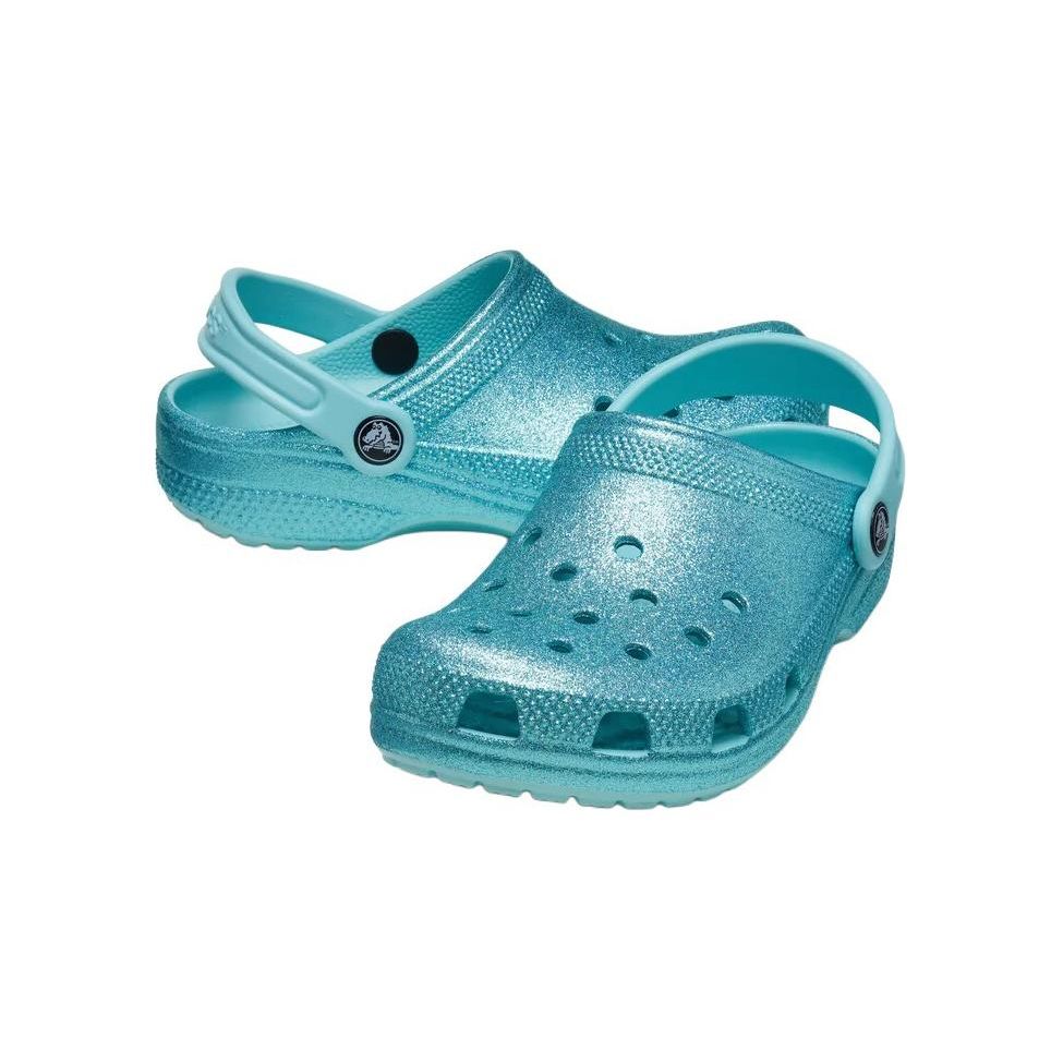 Crocs Классические клоги с круглым носком, сандалии-слипоны, детские сандалии, синие 206993-4SS