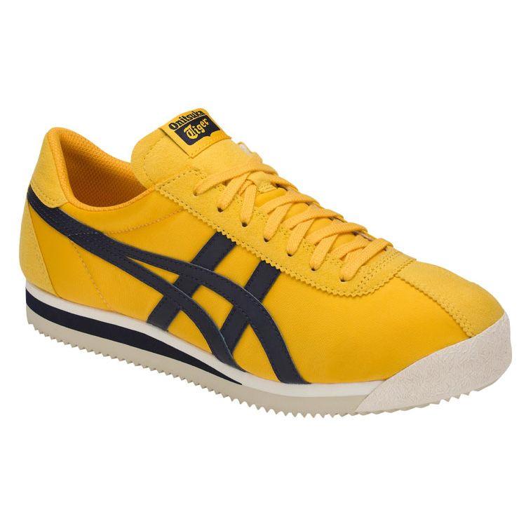 ONITSUKA TIGER Corsair Удобные Универсальные Нескользящие Прочные Кроссовки с Низким Верхом Унисекс кроссовки Желтые D747N-0458