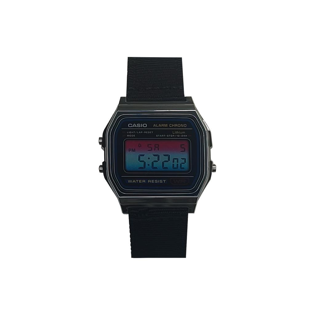 Casio Унисекс ЧАСЫ ДЛЯ ПОДРОСТКОВ Черные A158WA-1(Watch3--)