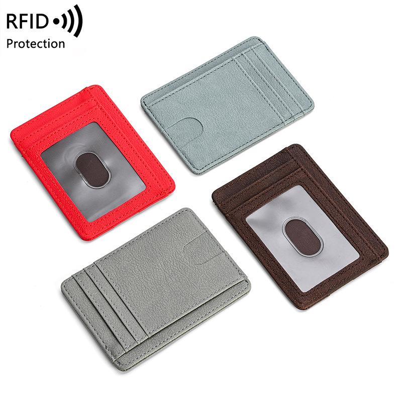 Картхолдер с RFID-защитой и отверстием для AirTag, ультратонкий кошелек с защитой от сканирования, легкий карманный органайзер для карт и монет