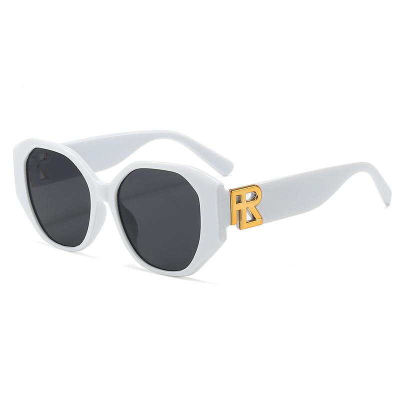 1pcs European Men's and Women's Cat Eye Frame Fashion Sunglasses for Summer Sunshade, Sunscreen, UV Protection, Lightweight Glas