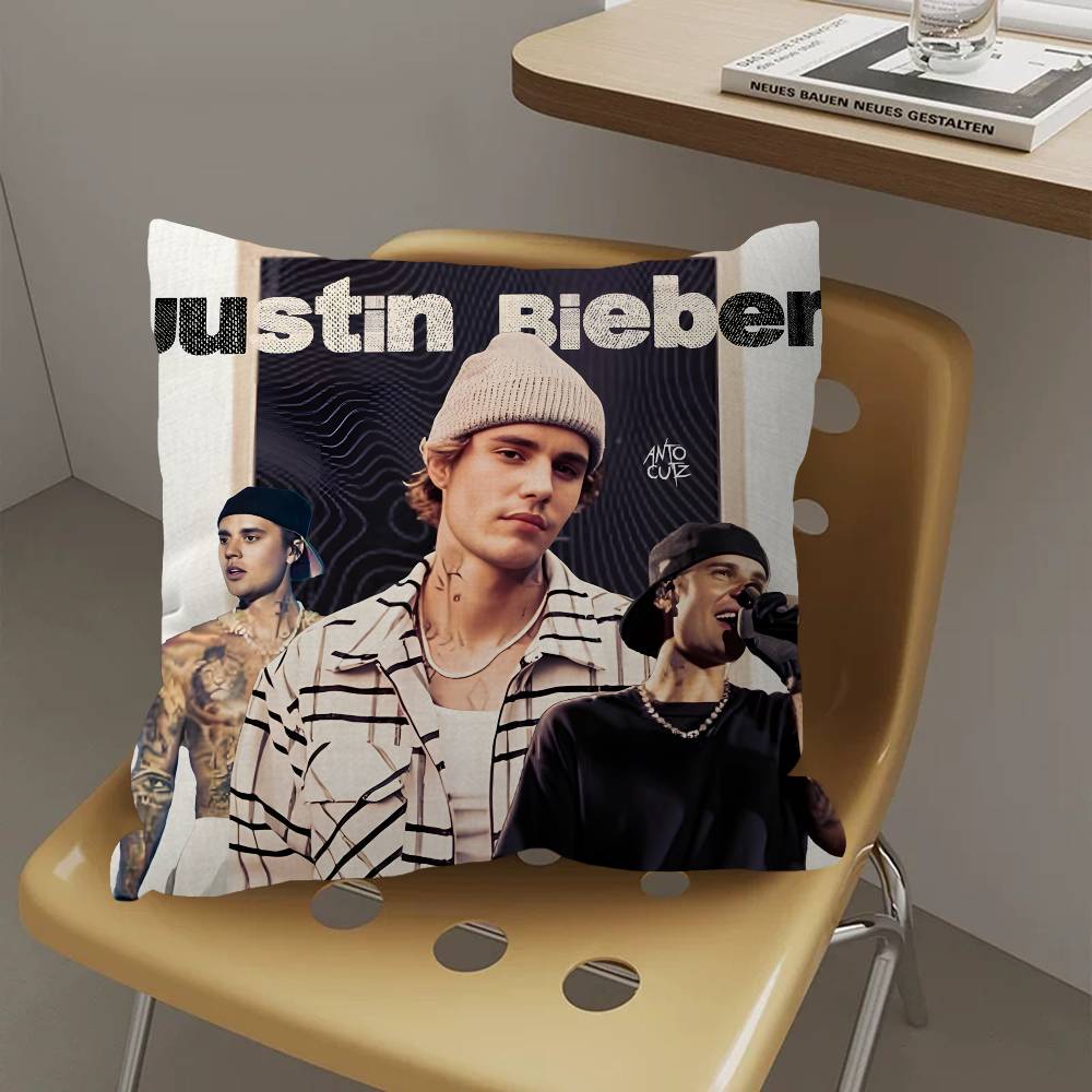 Певец J-Justin B-Bieber Кленовый дизайн Наволочка Счастливый Осенний Урожай декор Праздничный Декор Наволочка
