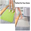 Home Drain Holes Anti Slip Suction Cup Bathroom Mat Massage Point Bath Mat