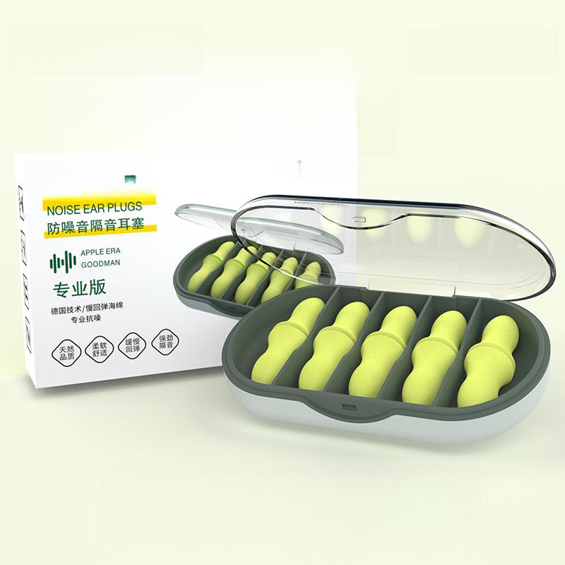 Noise-Canceling Foam Earplugs for Sleep, Study & Snore Reduction – Super Soft Adult Ear Plugs (4/10-Piece Set)