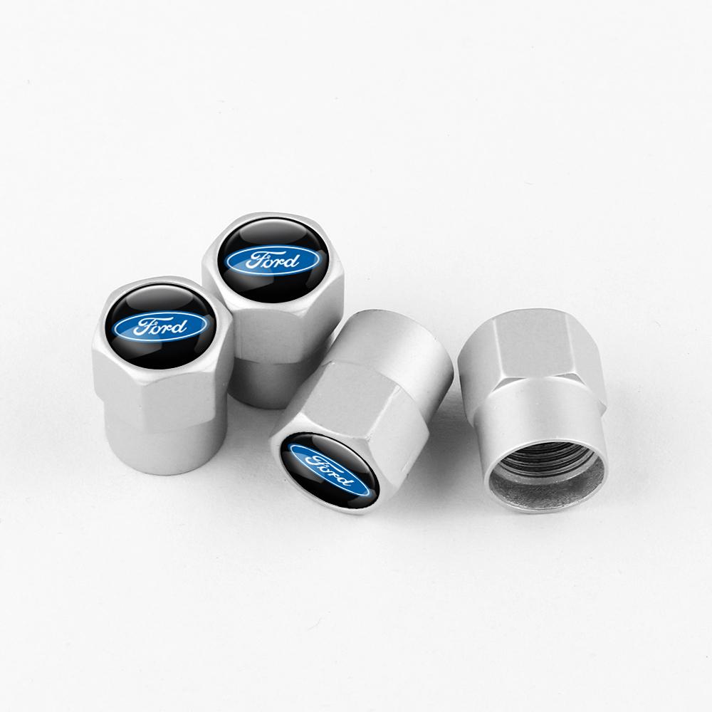 EZUP4 4set Metal Car Styling Wheel Tire Valve Air Stem Cap Covers For Ford Focus ST Ranger Mondeo Kuga Ecosport Fiesta Shelby Fusion