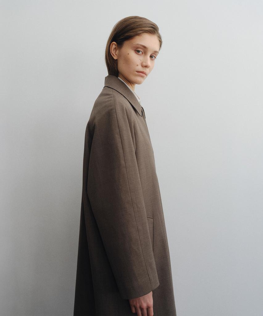 LOTE Wool Blend Mac Coat