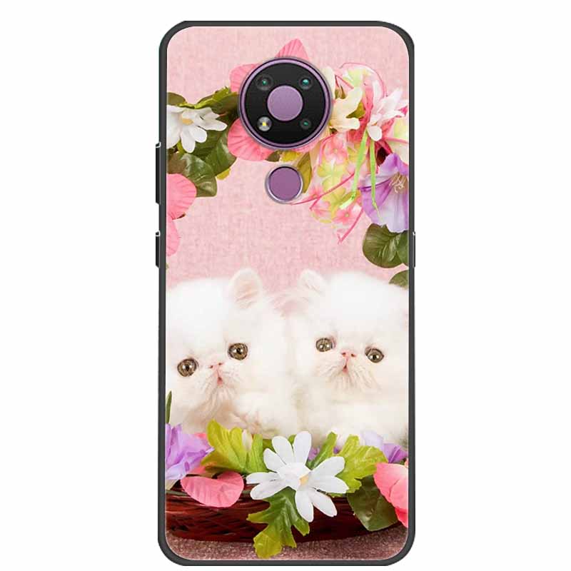 For Nokia 3.4 Case 5.4 Lovely Soft Silicone Protective TPU Bumper Back Cases For Nokia 5.4 Cover Cartoon Cute for Nokia3.4 Shell