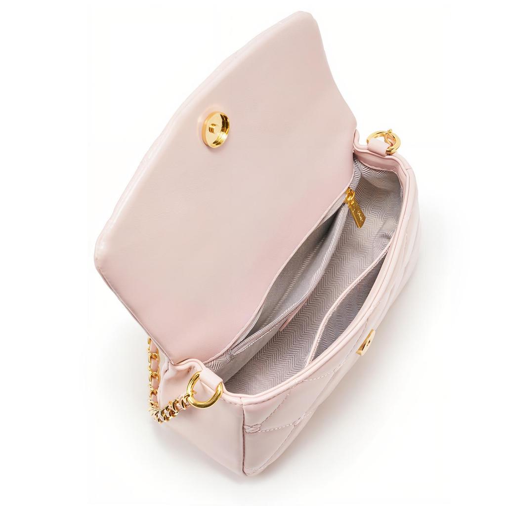 New Disney Mickey Series PU Shoulder Bag, Crossbody Bag Trumpets Women's Pink BMK-71066P