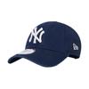 New Era Нью-Йорк Осень и Зима MLB Потертости Дыры Ретро Изогнутый Козырек Стирка NE940 Хлопковая Кепка-Восьмиклинка Унисекс Стиль для Пары Синий 60574396