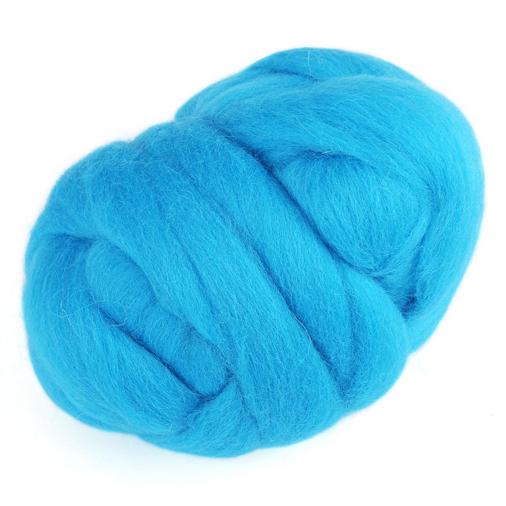 8Colors 55g Colored Needle Felting Wool Roving Spinning Sewing Trimming Handiwork Material