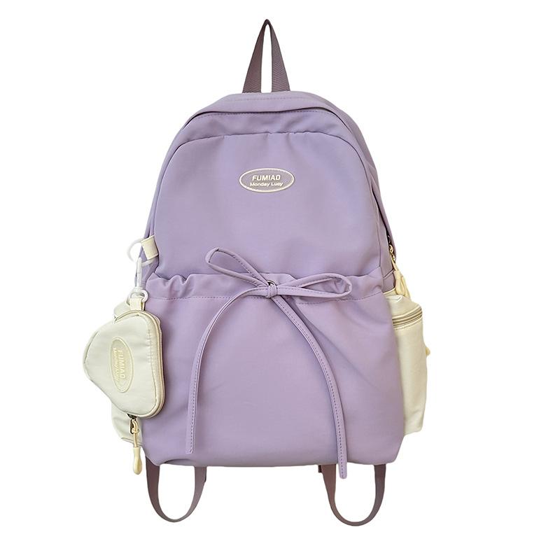 Рюкзак для девочек, студенческий, универсальный, в стиле кампуса, сумка на два плеча, дорожный рюкзак, прочный, легкий, модный