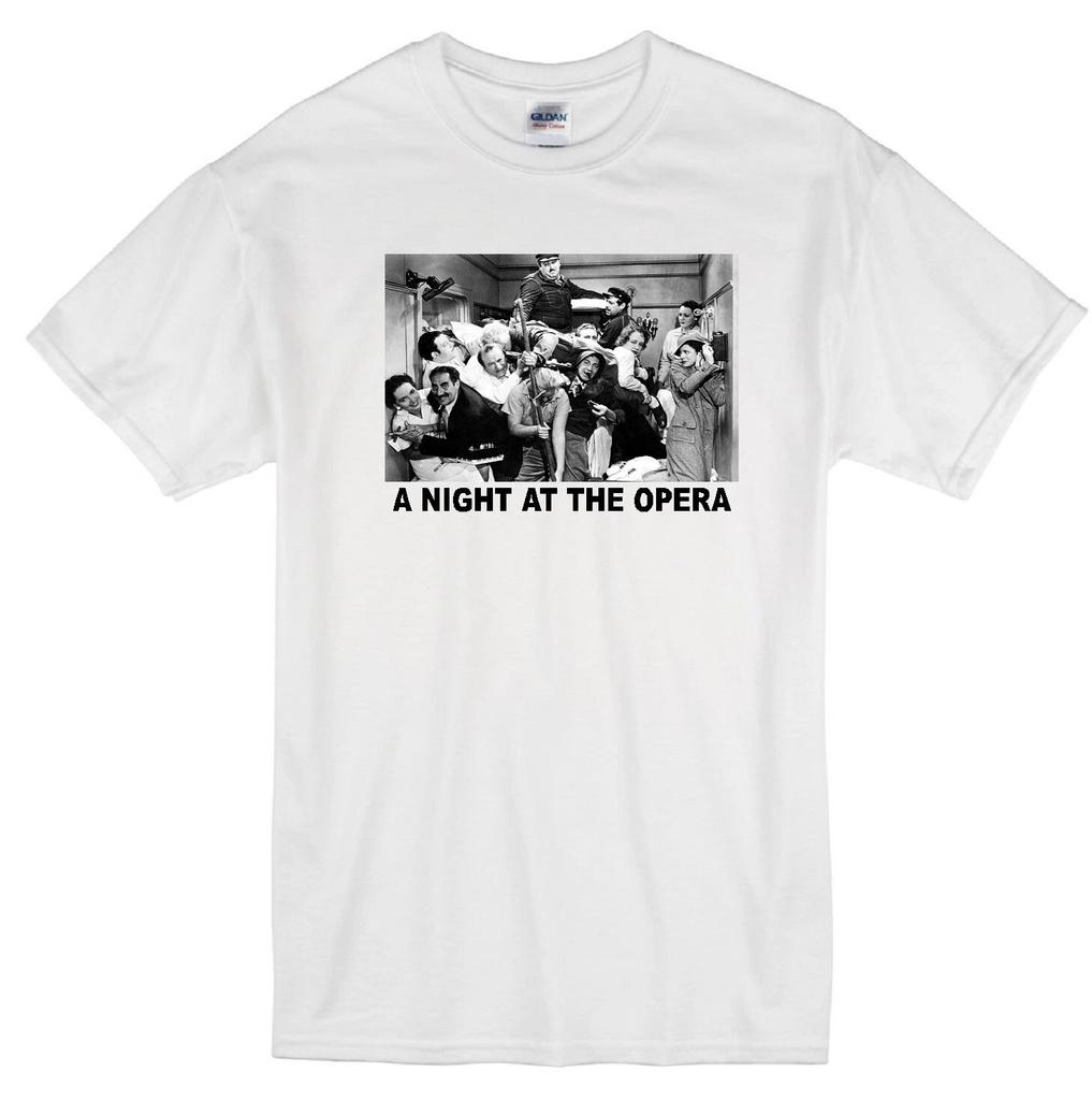 MARX BROTHERS A NIGHT AT THE OPERA STATEROOM GROUCHO CHICO HARPO WHITE T-shirt Tops Tees Unisex