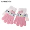 Years Rabbit Wool Soft Children's Gloves Knitted Thermal Gloves Full Finger Mittens Kids Gloves
