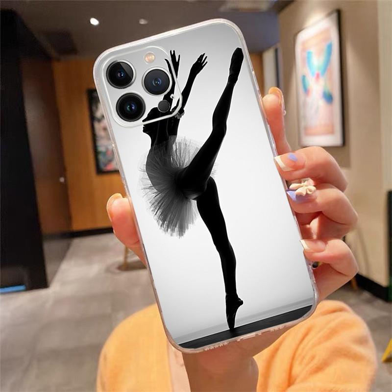 Чехол для телефона для iphone 17ProMax Air 16 15 14 13 Pro Max 15 16 Pro 15Plus Балерина танец балет девушка