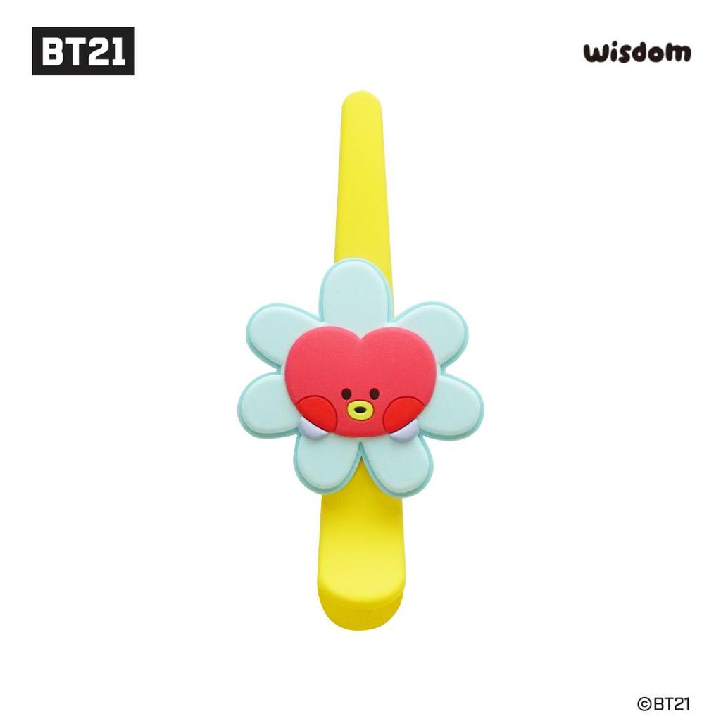 BTS (Бантан Бойз) Мини-заколка для волос BT21 Happy Flower, официальная, оригинальная, аутентичная, K-POP, айдол