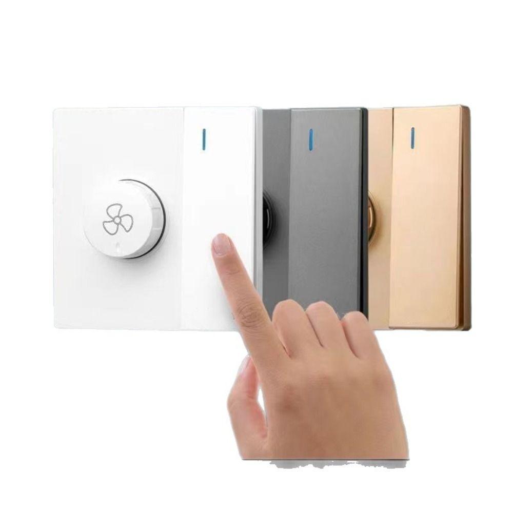 Concealed Installation Fan Speed Control Switch Ceiling Fan Wall Controls  Ceiling Fans