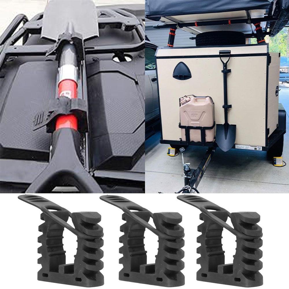 Mount Bracket Shovel Holder High Load Bearing Rubber Clamp Wall Mount Kit  Truck