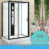 Luxury Waterproof Rectangular Tempered Glass Shower Partition Screen for Hotel Bathrooms