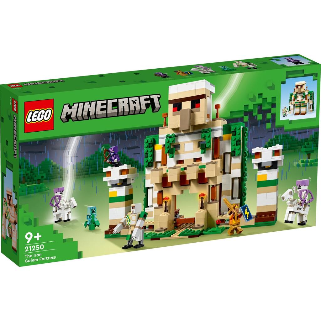 LEGO Minecraft Iron Golem Fortress Toy Игрушка Подарок на день рождения Блок Рождество Мальчики Девочки Дети 9 лет 10 лет 11 лет Элементарный