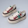 2025 Summer Little White Shoes New Korean Version Ins Female Students Platform Heightening Sports Board Shoes Casual Shoes ZY1827