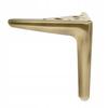 Furniture leg, foot for bed, sofa, brass, loft, H150, durable, SL013
