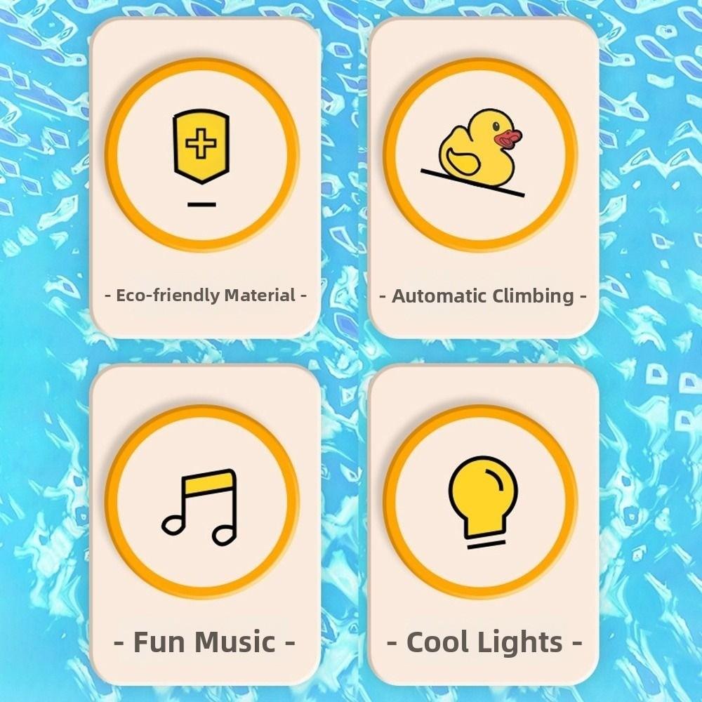 Креативные электрические игрушки-треки с утками, милая игрушка-американские горки с утками, игрушка с утятами, поднимающимися по лестнице, для малышей