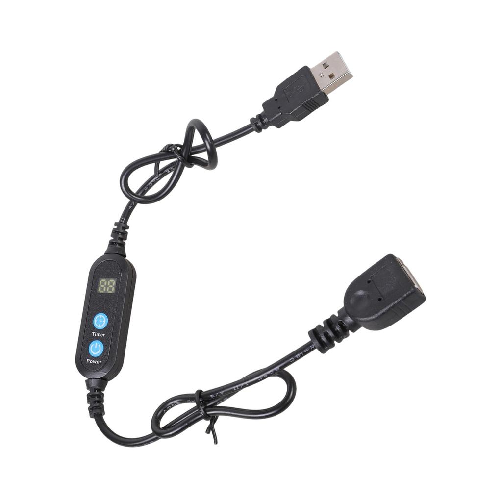 Короткий USB-таймер с функцией 12-часового цикла Простое управление Подходит для систем освещения и вентиляции