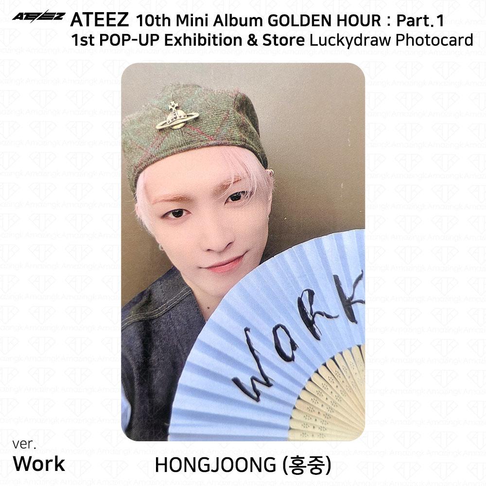 ATEEZ Золотой час Часть 1 Soundwave POP-UP Lucky Draw Фотокарточка