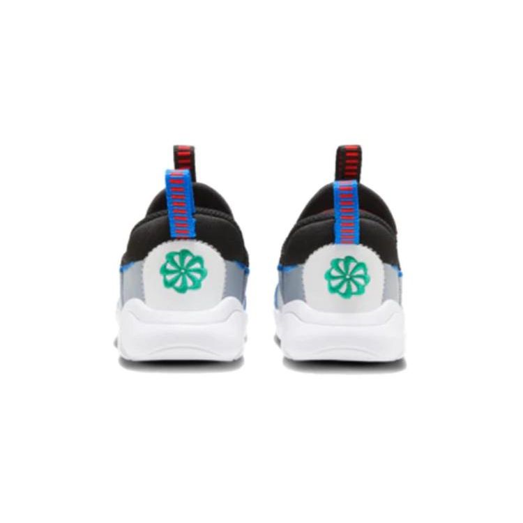 Nike Flex Plus 2 TD Прочные Нескользящие Низкие Кроссовки Детская Обувь Черный Серый DV8998-001
