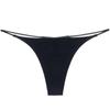 Europe and The United States Double Skinned Sexy Thong Low Waist Double Layer Bikini Cotton Women's T Underpants